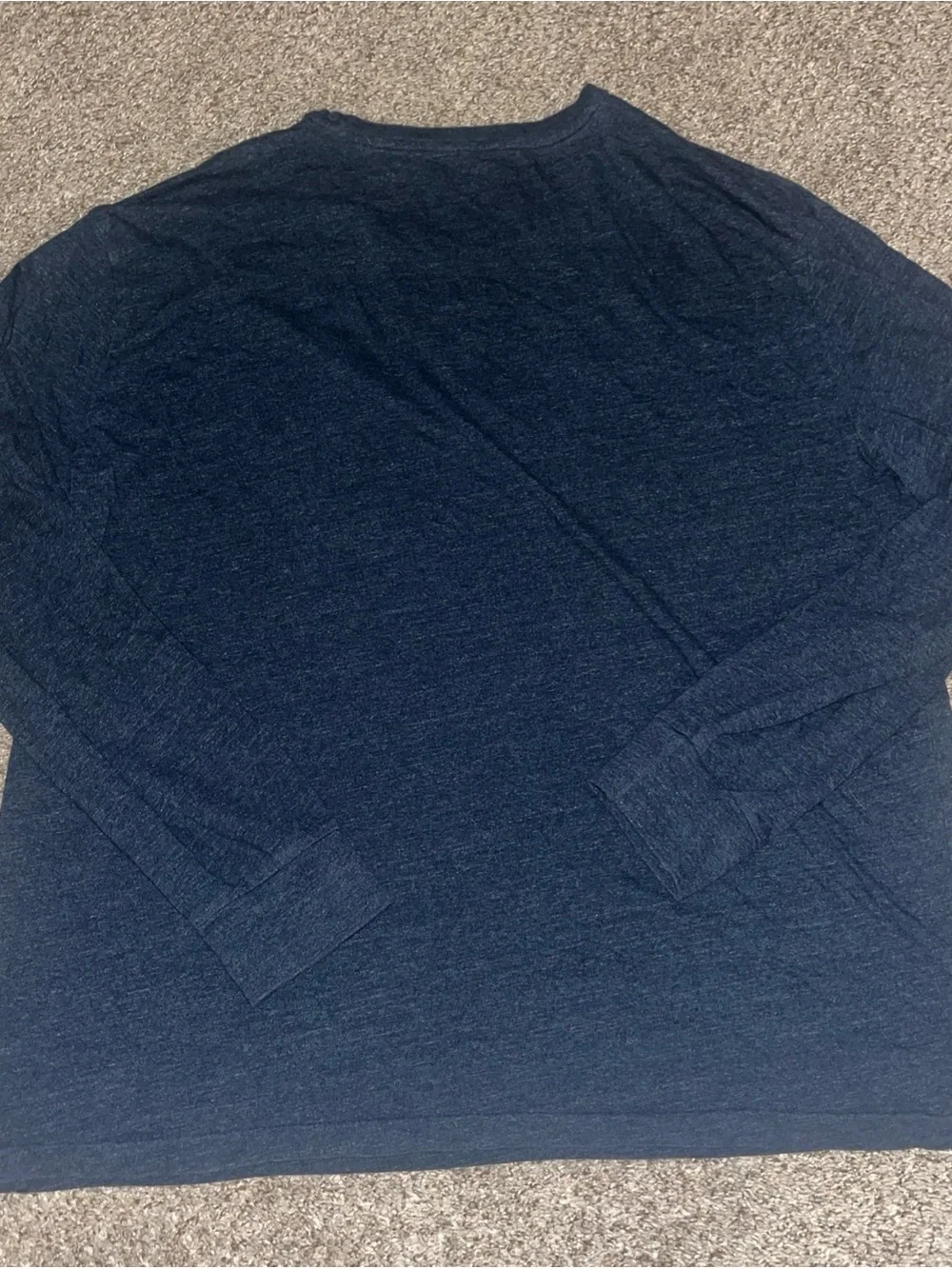 Polo Ralph Lauren XL Blue White Long Sleeve Pocket T-Shirt Classic Fit Preppy